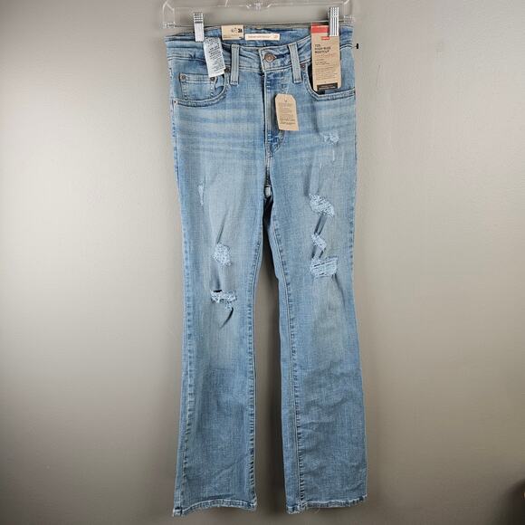 Levi's High Rise Bootcut Jeans Size 27/4 Short - Picture 1 of 8